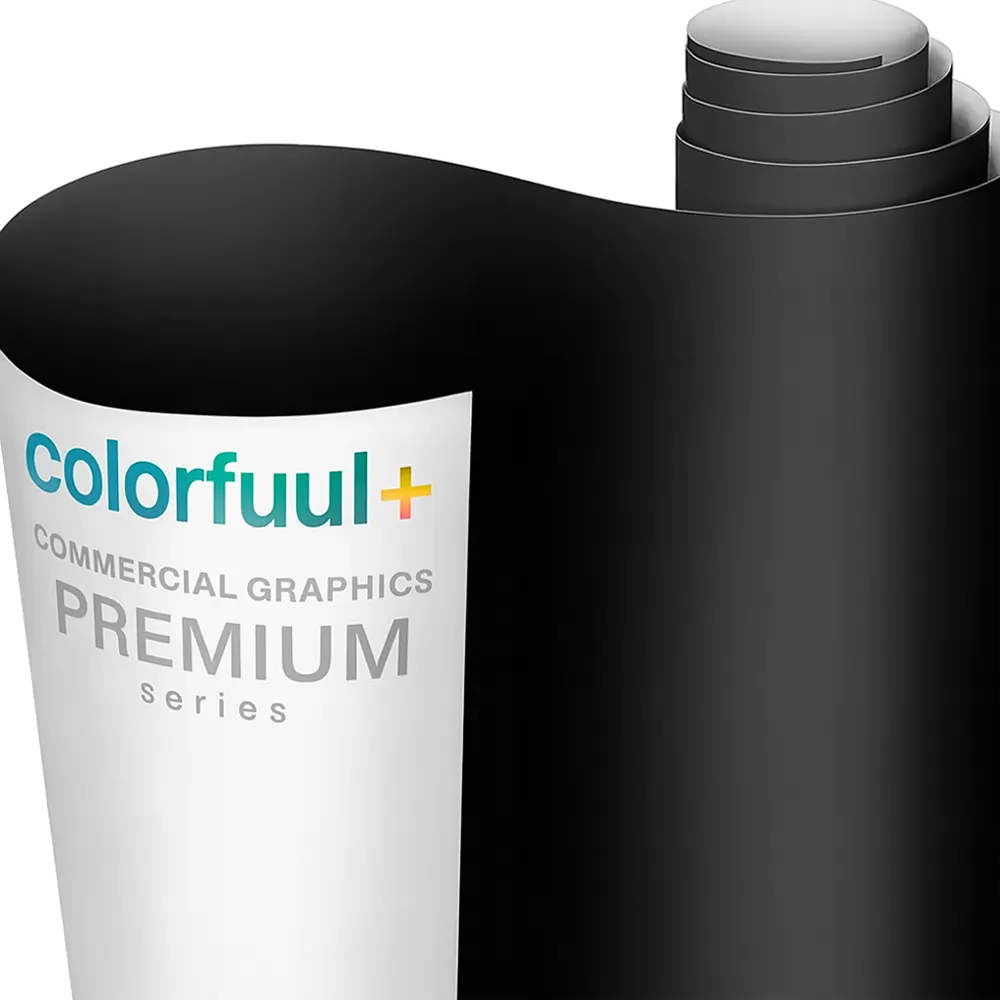 Black Matte Vinyl Wrap With Air