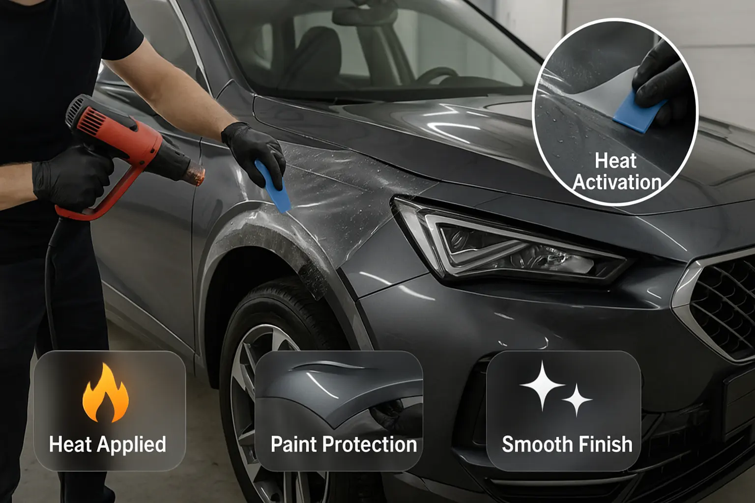 چالاککردنی گەرمی بۆ TPU PPF