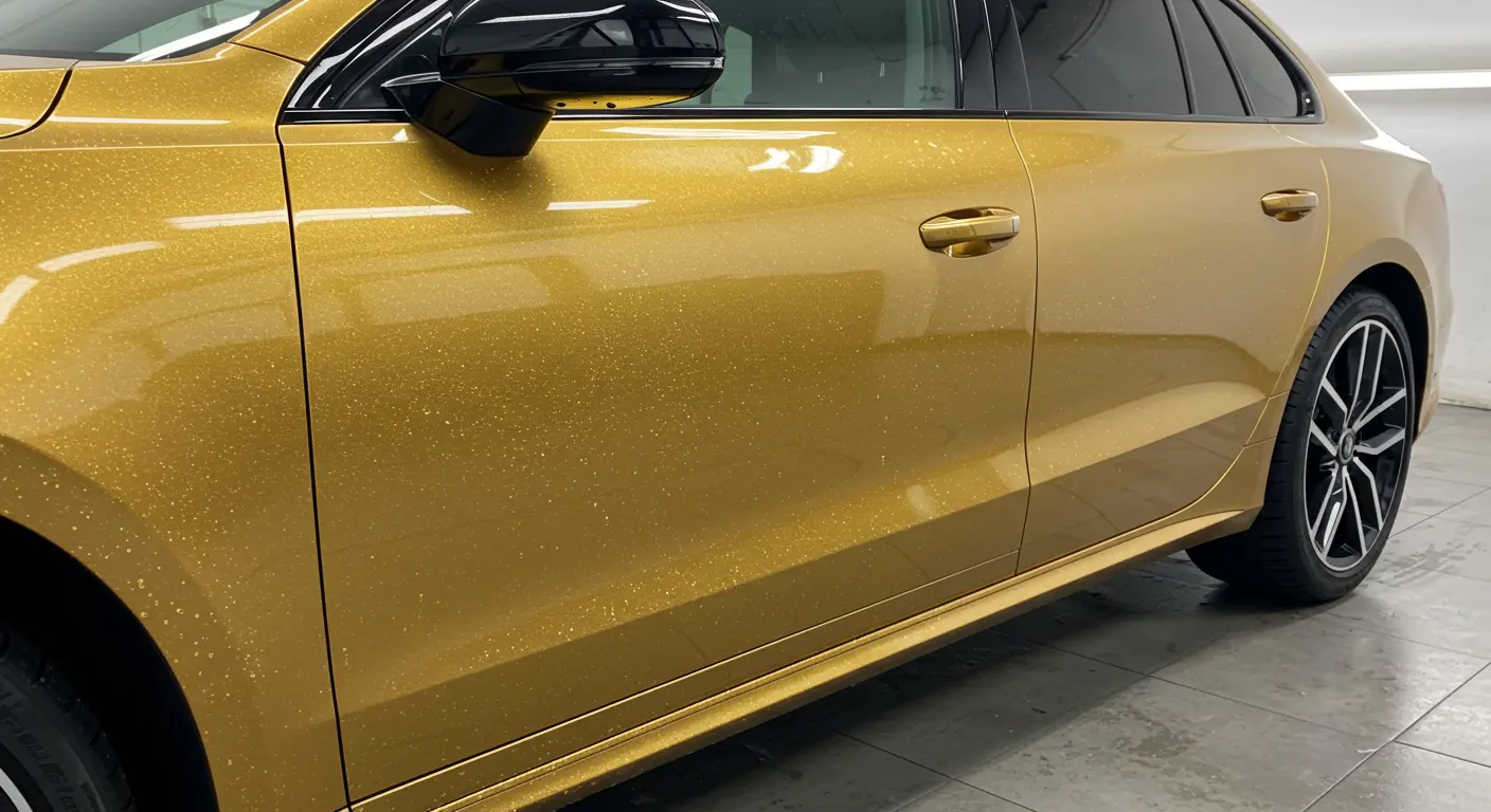 ڕەنگی ئۆتۆمۆبیل تی پی یو پاراستن لە فیلمی پێچانەوەی