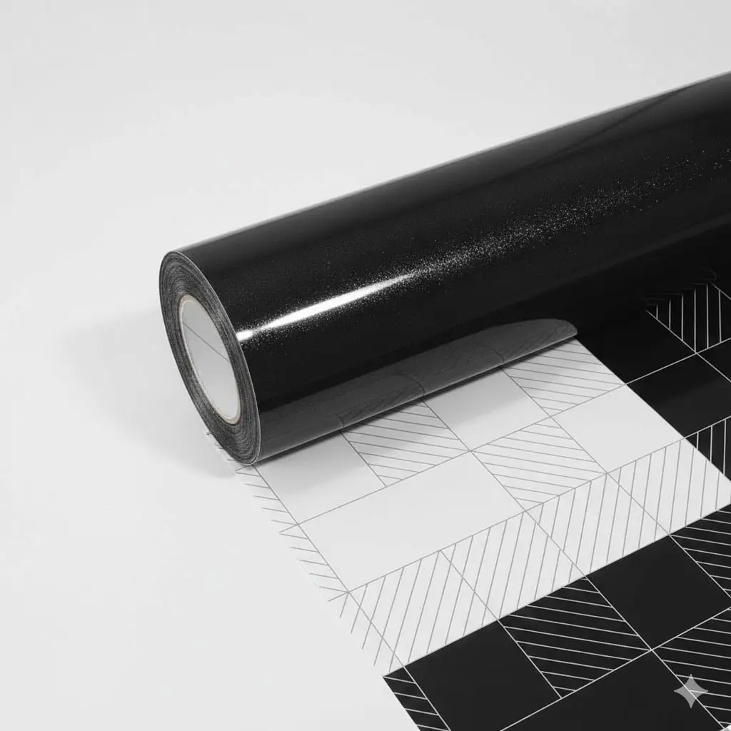 ئەبۆنی سپارکل ڤینیل پێچانەوەی